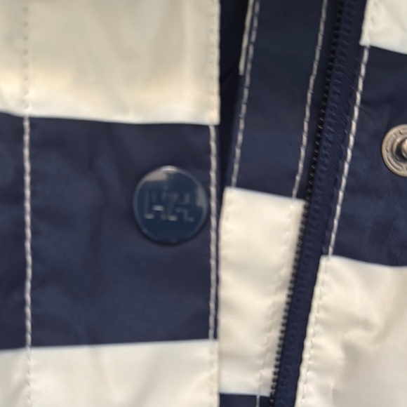 Helly Hansen Navy and White Striped Utility Jacket - Picture 5 of 5